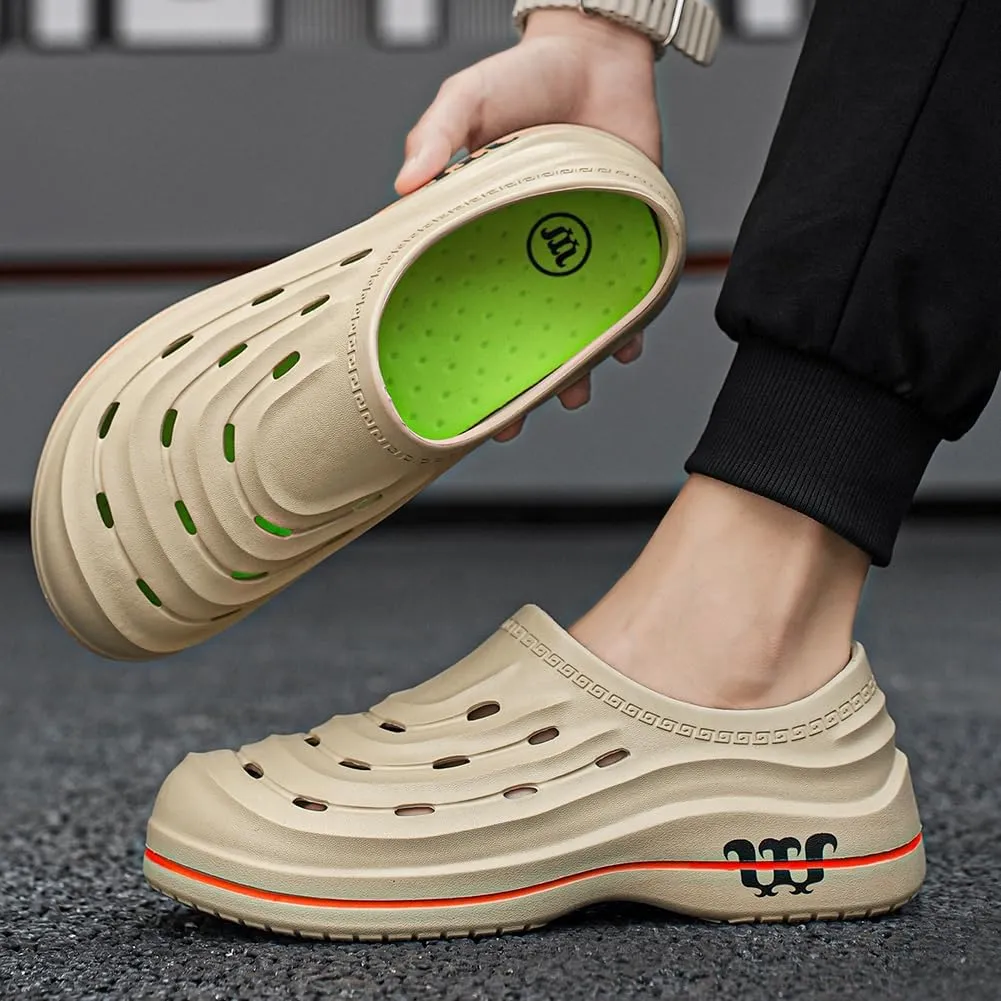 Armadillo Chef Shoes Men Lightweight Non-Slip Oil Waterproof Armadillo Clogs Women Nursing Work Shoes with Arch Support