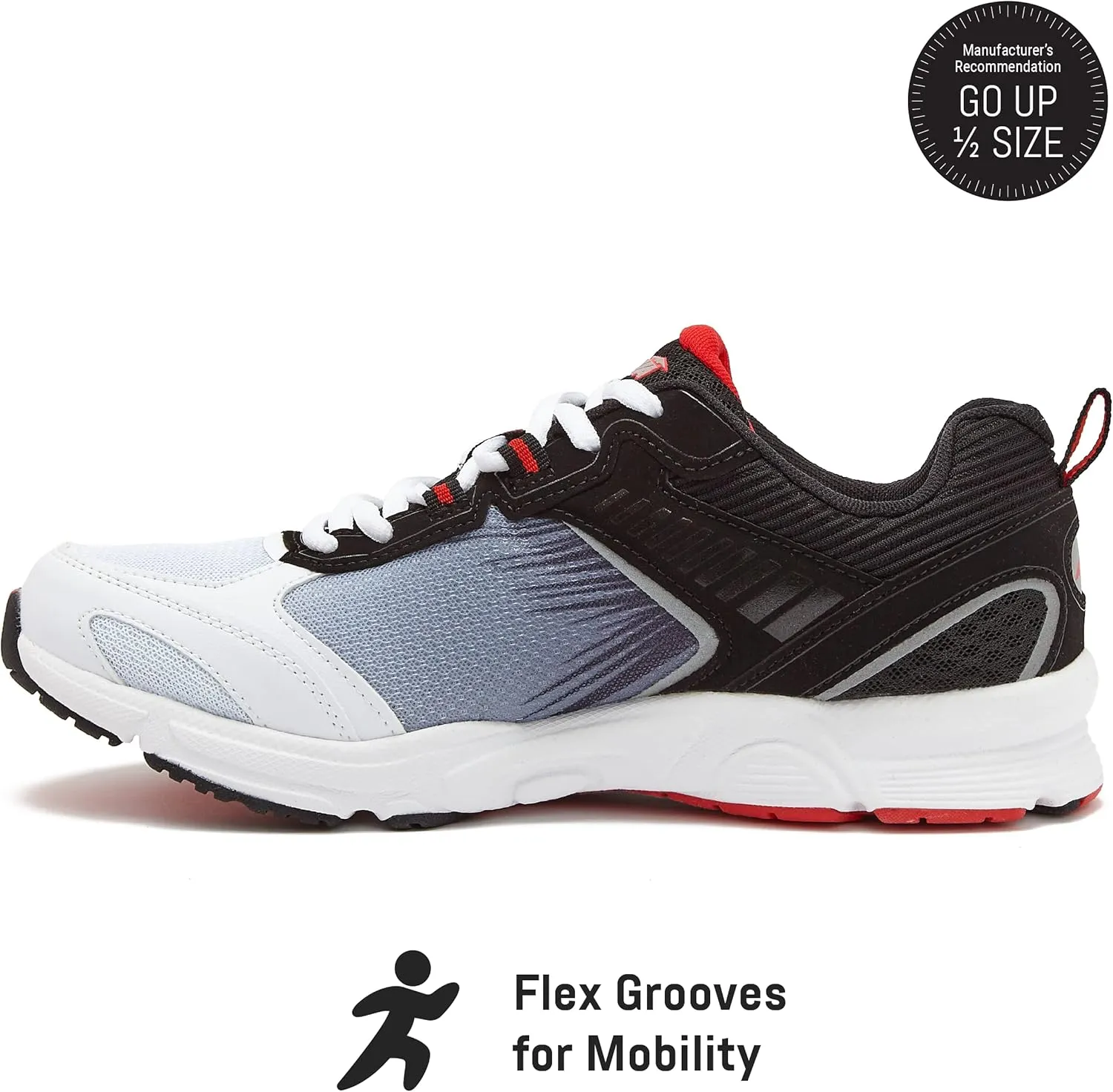 Avia Forte 2.0 Mens Running Shoes, Lightweight Trail or Running Athletic Sneakers for Men - Green, Black or Grey