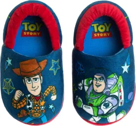Disney Boys?? Toy Story Slippers ?C Buzz and Woody Fuzzy Slippers (Toddler/Kid)