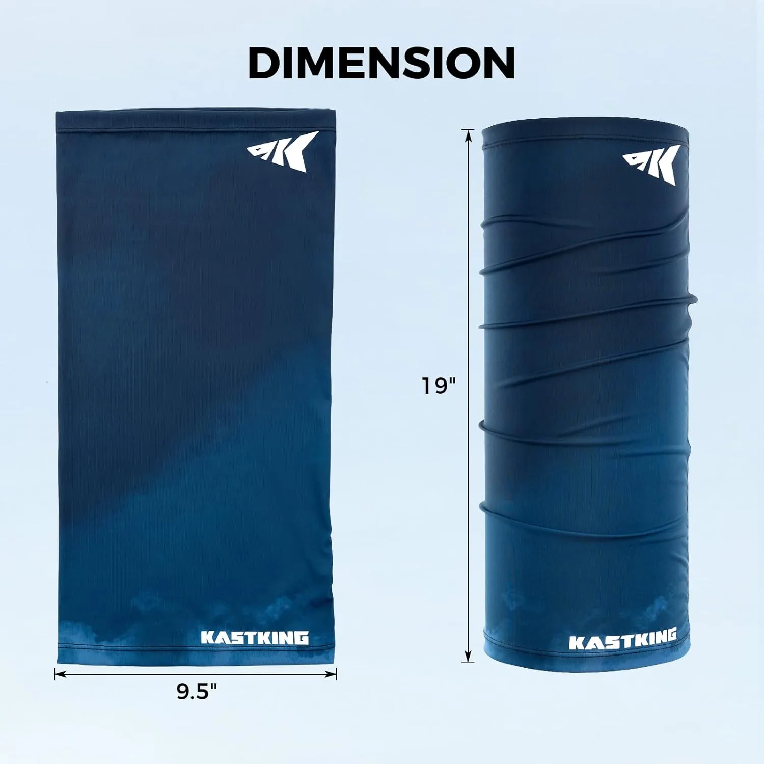KastKing Ultimate Angler Neck Gaiter, UPF 50 Sun Mask, Sun Gaiters for Men & Women, Hydrocool Technology, Fishing, Hiking