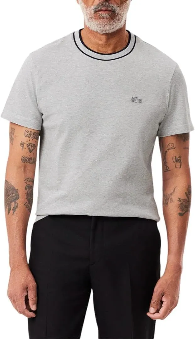 Lacoste Men's Crew Neck Short Sleeve Regular Fit Classic T-Shirt