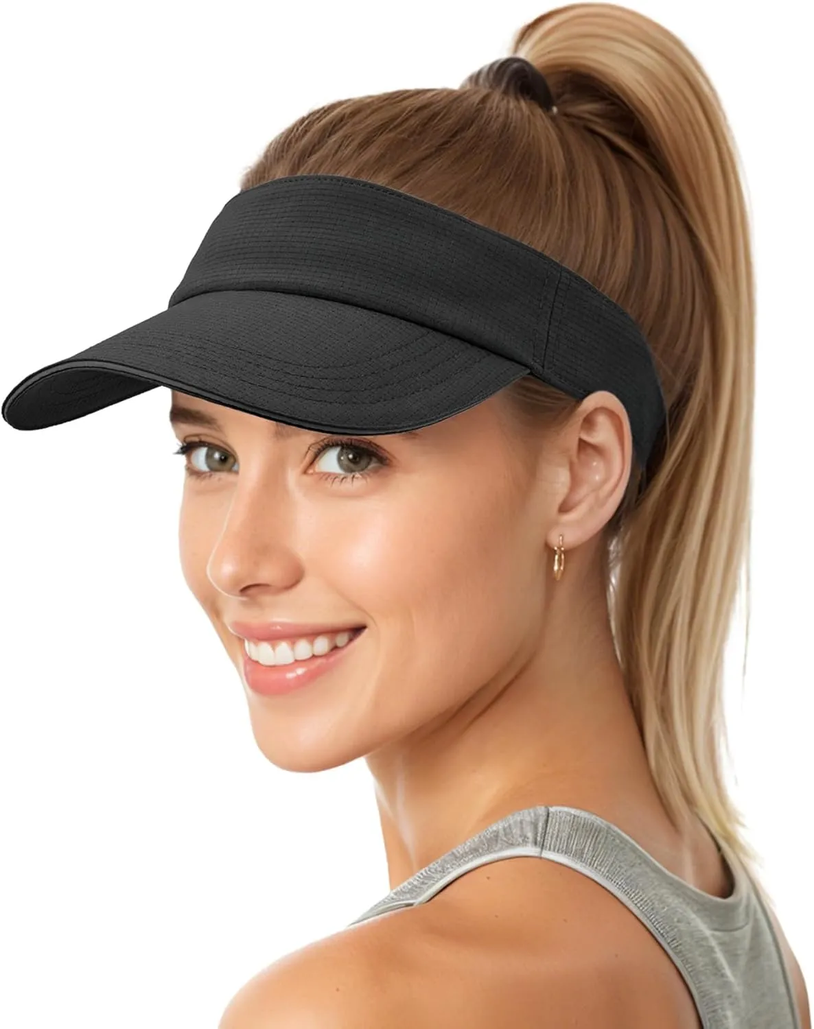 Sukeen Women's Adjustable Fit Runners Lightweight Comfort Performance Visor, Sports Sun Visor One Size Fits Most