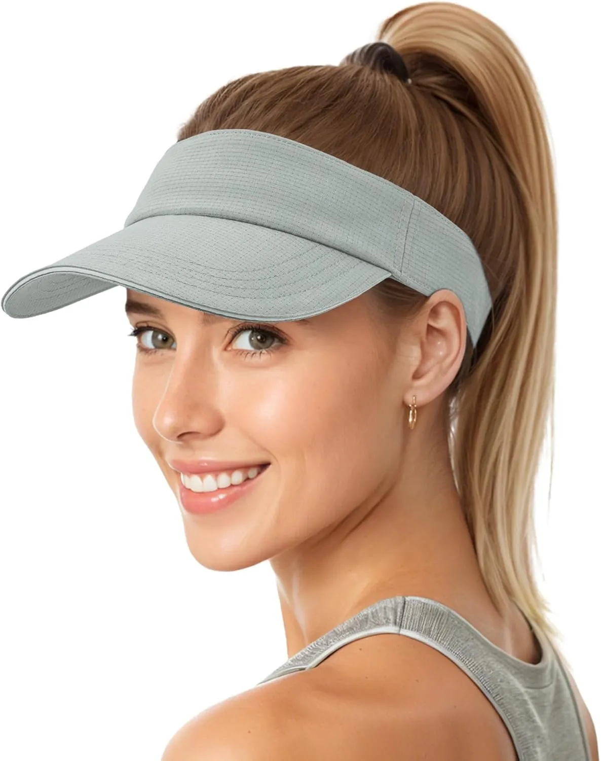 Sukeen Women's Adjustable Fit Runners Lightweight Comfort Performance Visor, Sports Sun Visor One Size Fits Most
